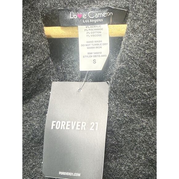 Forever 21 Love ❤️ Cameron Women’s Black Casual Winter Size S - Picture 7 of 10